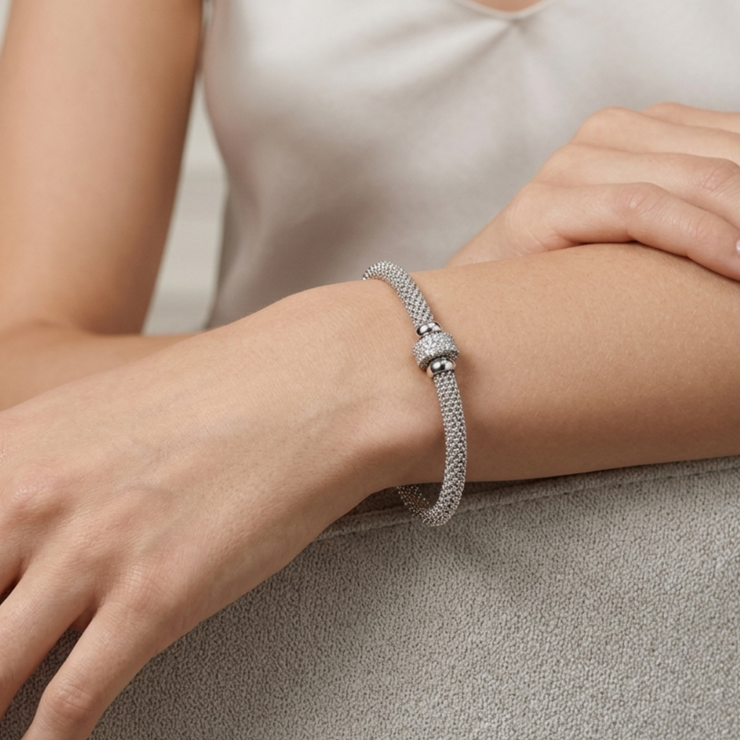 Lab Magnetic zirconia Bracelets - Nelissima Jewelry