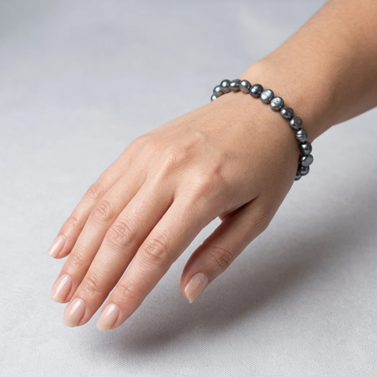 Mediterranean Living Bracelet – White Freshwater Pearls - Nelissima Jewelry
