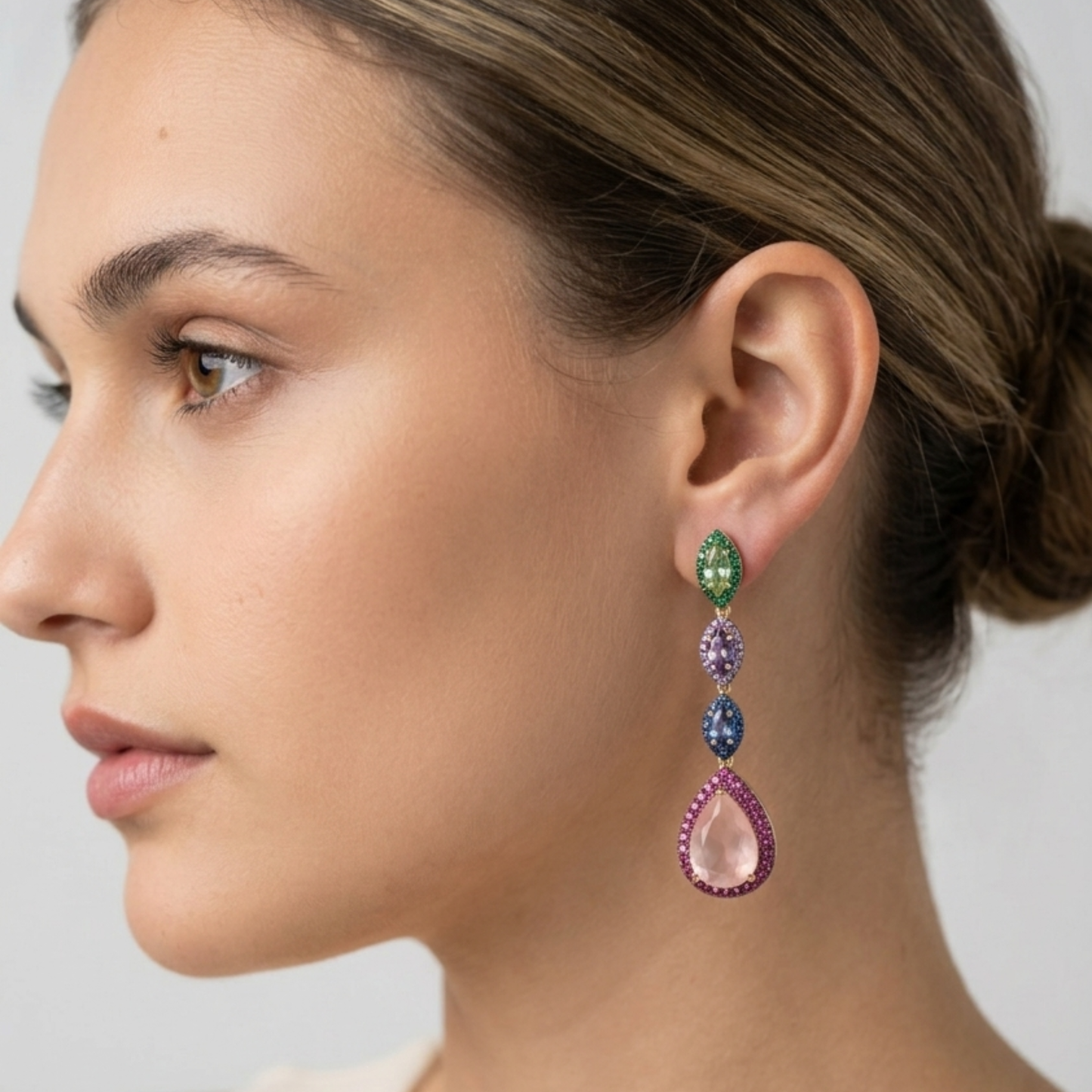 New Princess Earrings 18K Gold Plated - Nelissima Jewelry