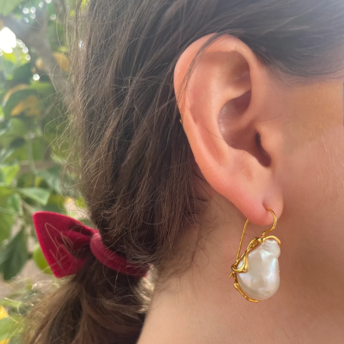 Baroque Pearls Earrings - Nelissima Jewelry