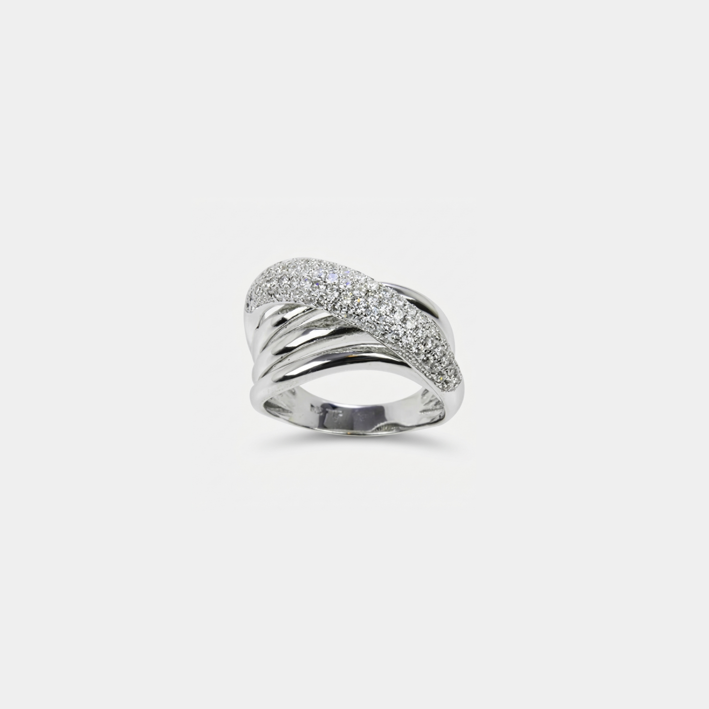 Cross Shiny Ring - Nelissima Jewelry