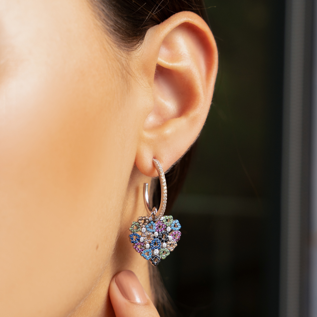 Heart Hope Earrings - Nelissima Jewelry