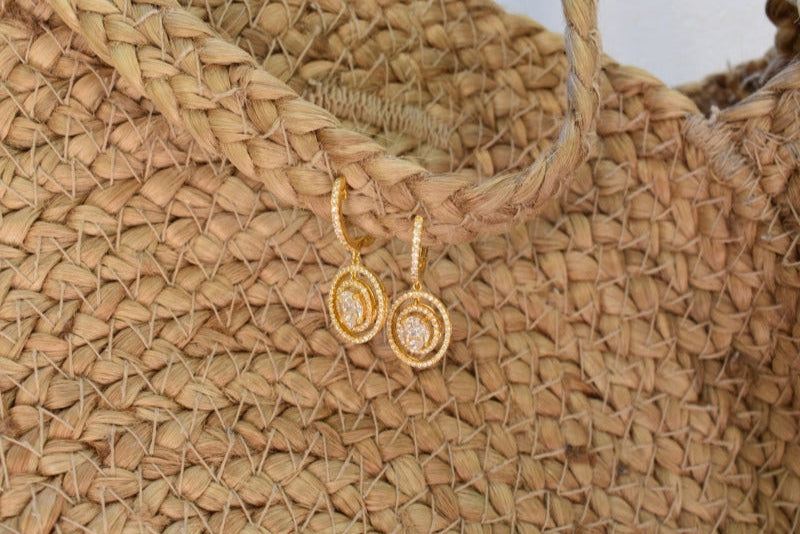 Great Round Earrings light weight, Choose your color - Nelissima Jewelry