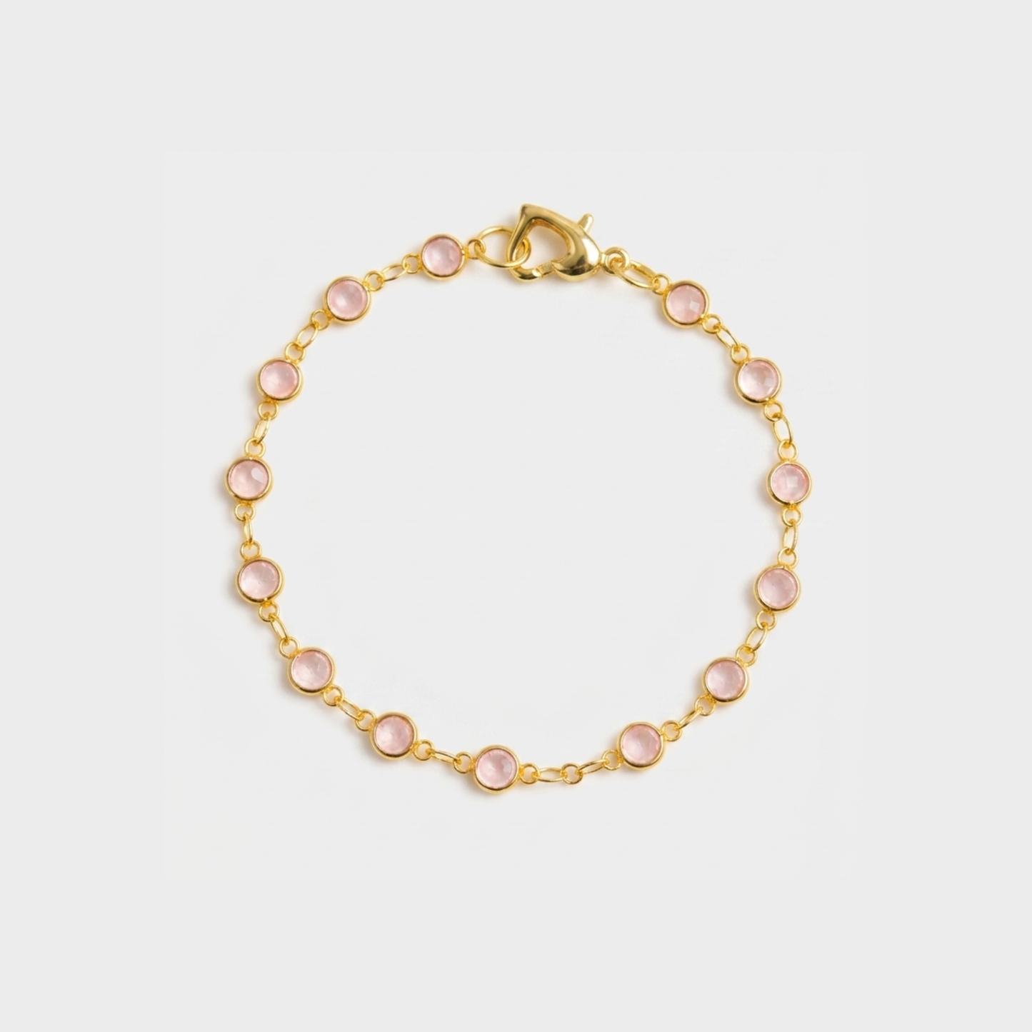 Love Heart Bracelet Handmade - Nelissima Jewelry