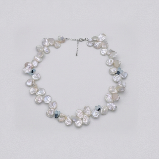Keshi Dream Pearl Necklace - Nelissima Jewelry