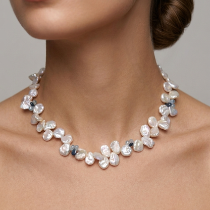 Keshi Dream Pearl Necklace - Nelissima Jewelry