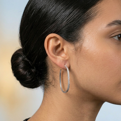 Hoop Finish Lightweight earrings - Nelissima Jewelry