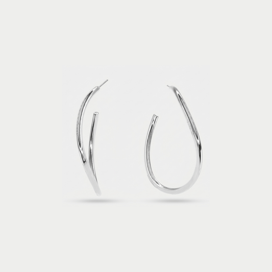 Artistic Oval-Shaped Earrings - Nelissima Jewelry