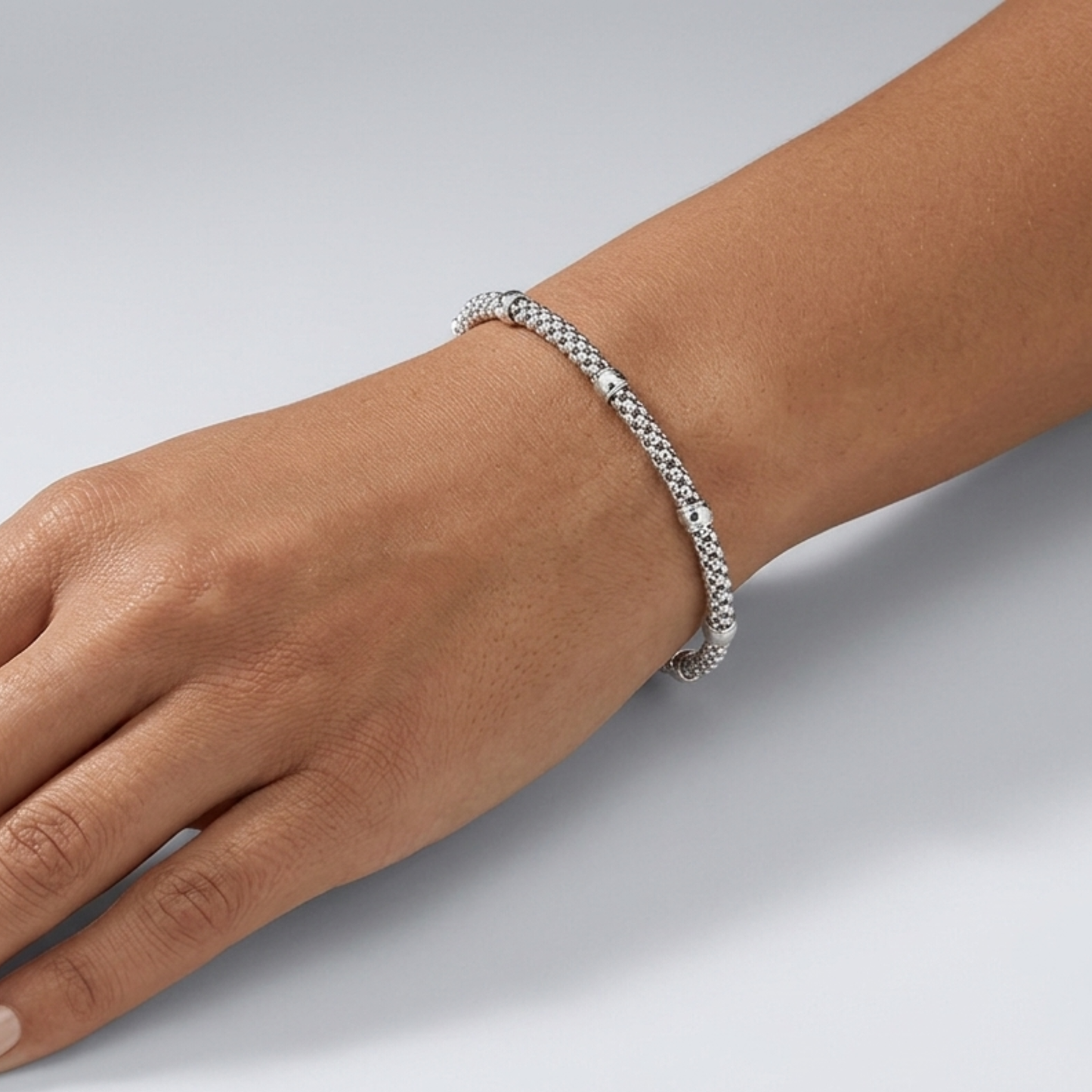 Bracelet Diamond Cask Silver - Nelissima Jewelry