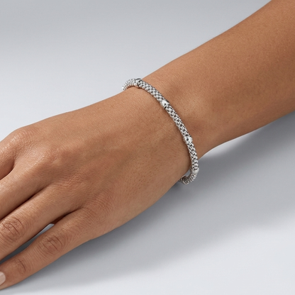 Bracelet Diamond Cask Silver - Nelissima Jewelry