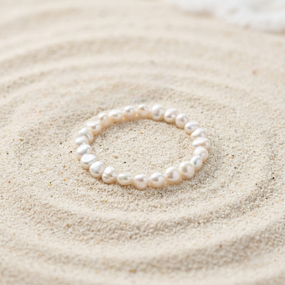 Mediterranean Living Bracelet – White Freshwater Pearls - Nelissima Jewelry