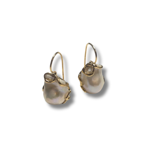 Baroque Pearls Earrings - Nelissima Jewelry