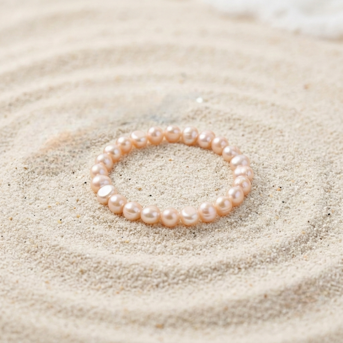 Mediterranean Living Bracelet – White Freshwater Pearls - Nelissima Jewelry