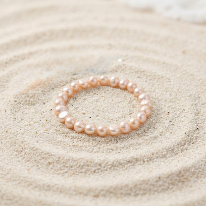 Mediterranean Living Bracelet – White Freshwater Pearls - Nelissima Jewelry