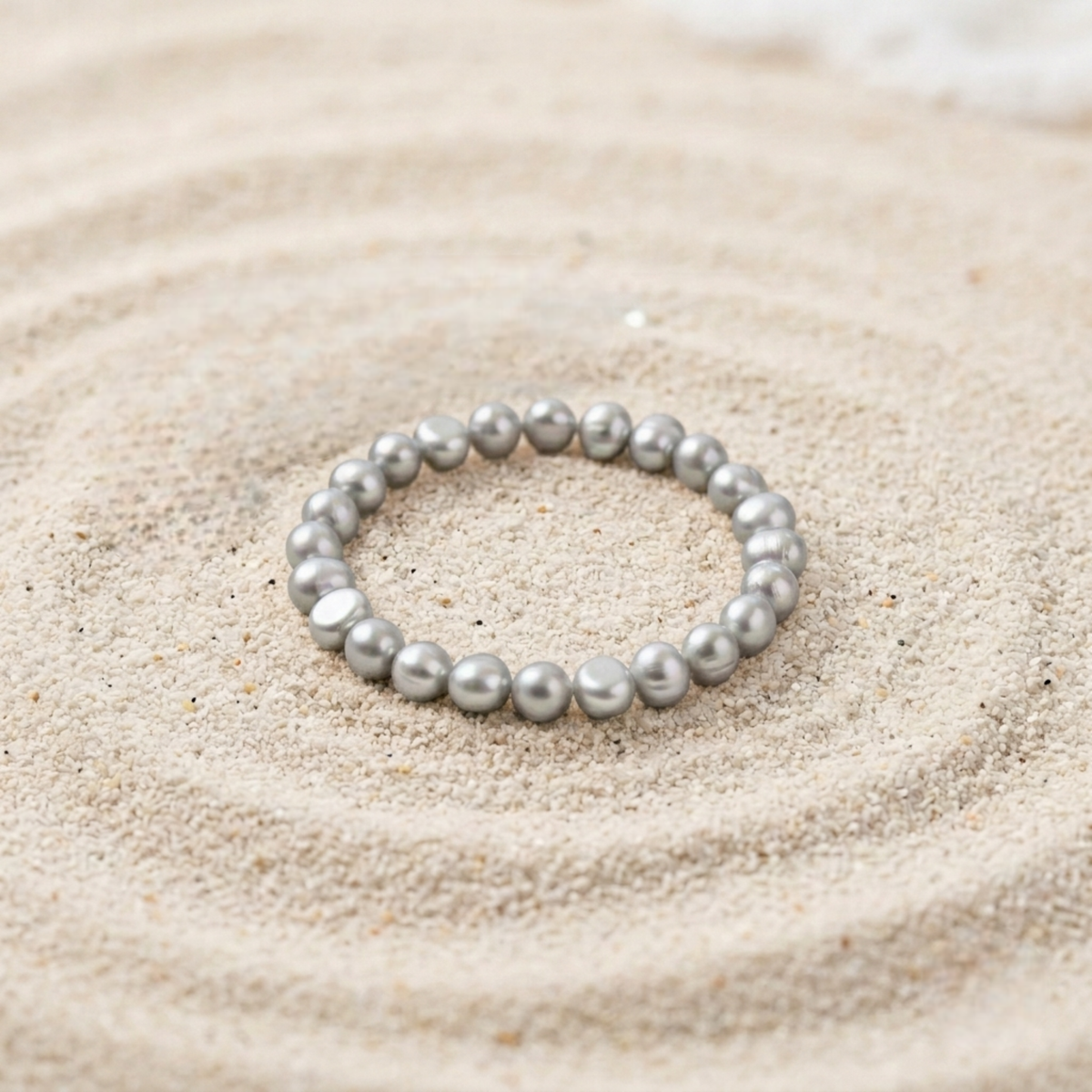Mediterranean Living Bracelet – White Freshwater Pearls - Nelissima Jewelry