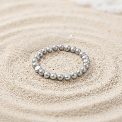 Mediterranean Living Bracelet – White Freshwater Pearls - Nelissima Jewelry