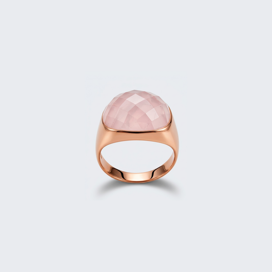 Rose Quartz Ring - Nelissima Jewelry