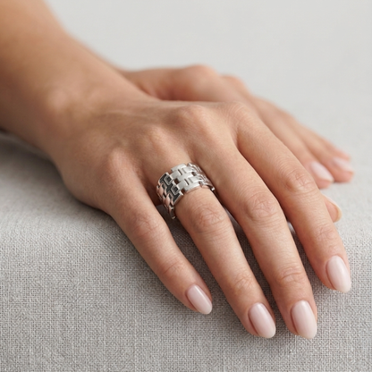 Squares Ring - Nelissima Jewelry