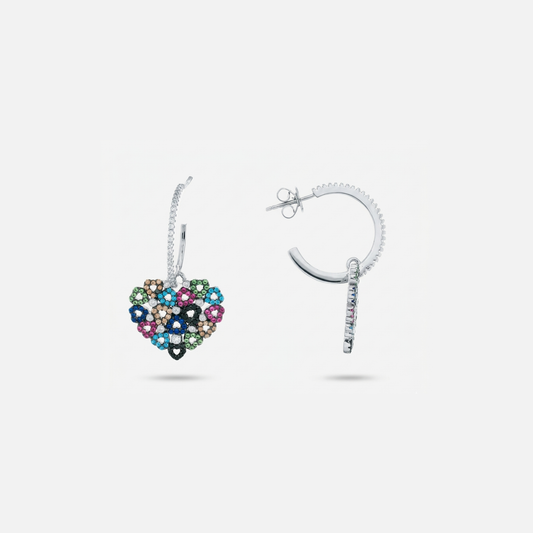 Heart Hope Earrings - Nelissima Jewelry