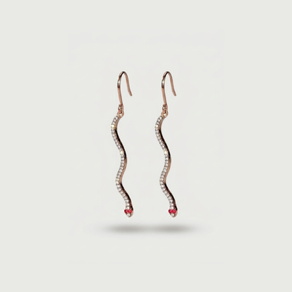 Snake Earrings - Nelissima Jewelry