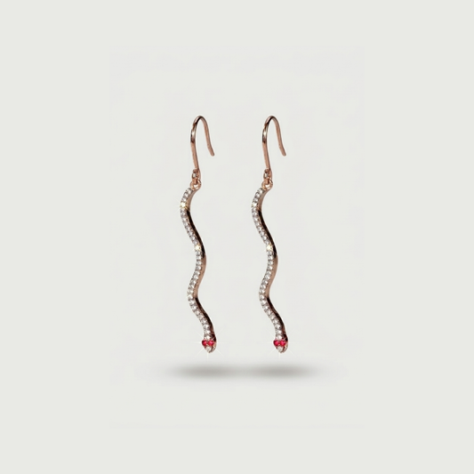 Snake Earrings - Nelissima Jewelry
