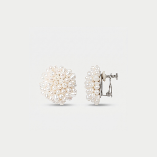 Clip-on Pearl Earring - Nelissima Jewelry