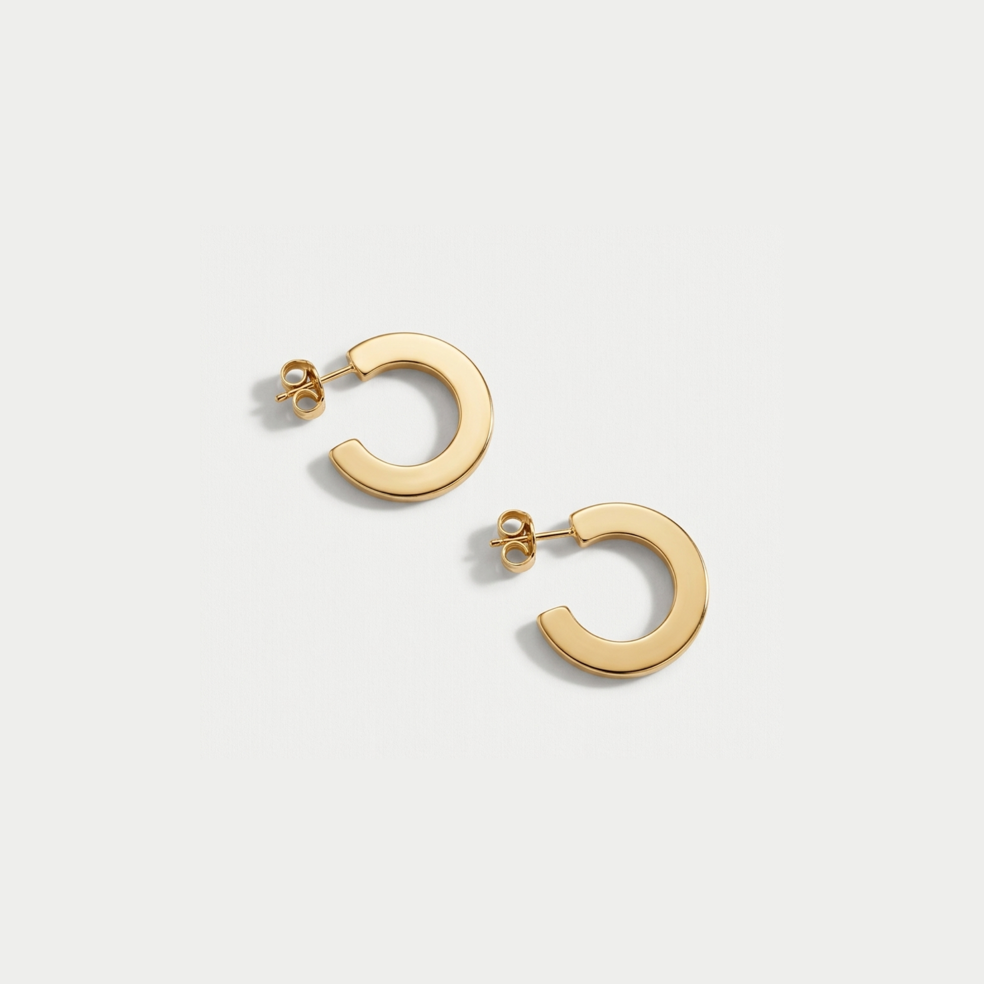 Minimalist Creole Hoop Earring - Nelissima Jewelry