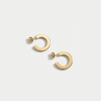 Minimalist Creole Hoop Earring - Nelissima Jewelry