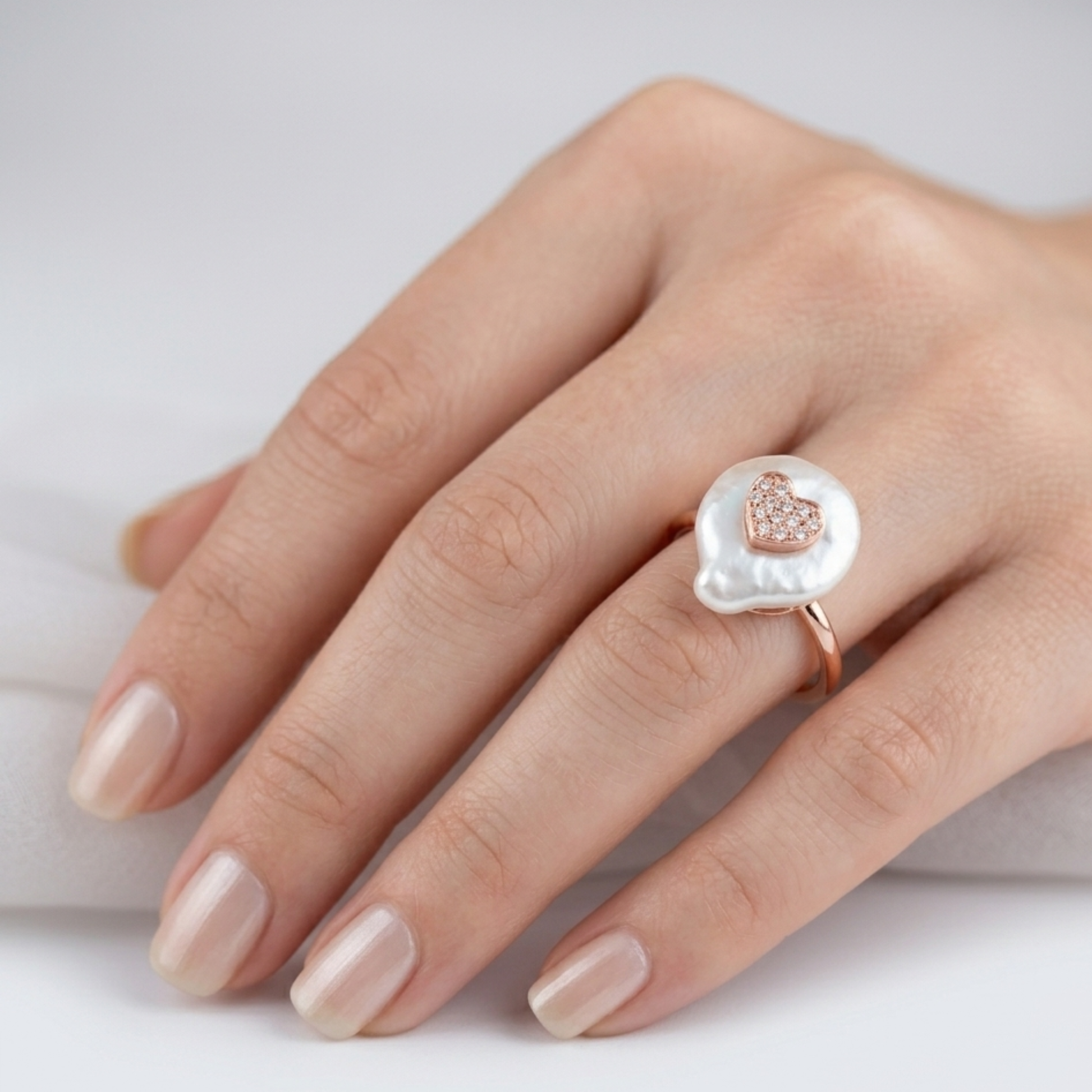 Unique Heart Ring - Nelissima Jewelry