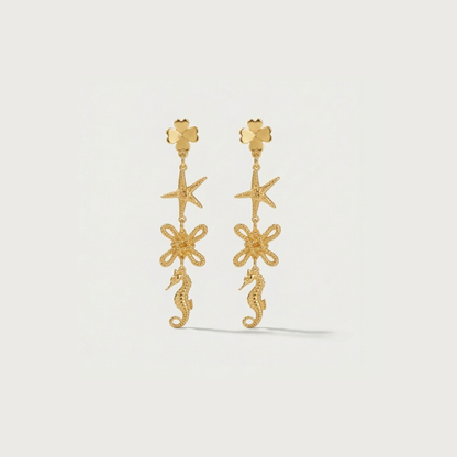 New Seahorse Ocean Earrings - Nelissima Jewelry