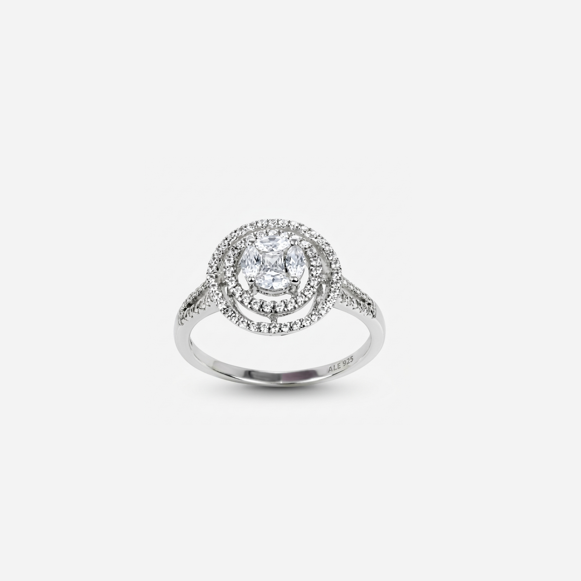 Swirl Ring Silver - Nelissima Jewelry