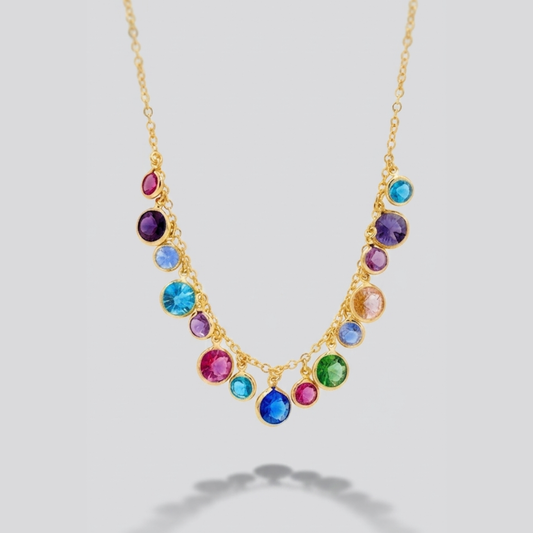 Nelissima Love Necklace Rainbow