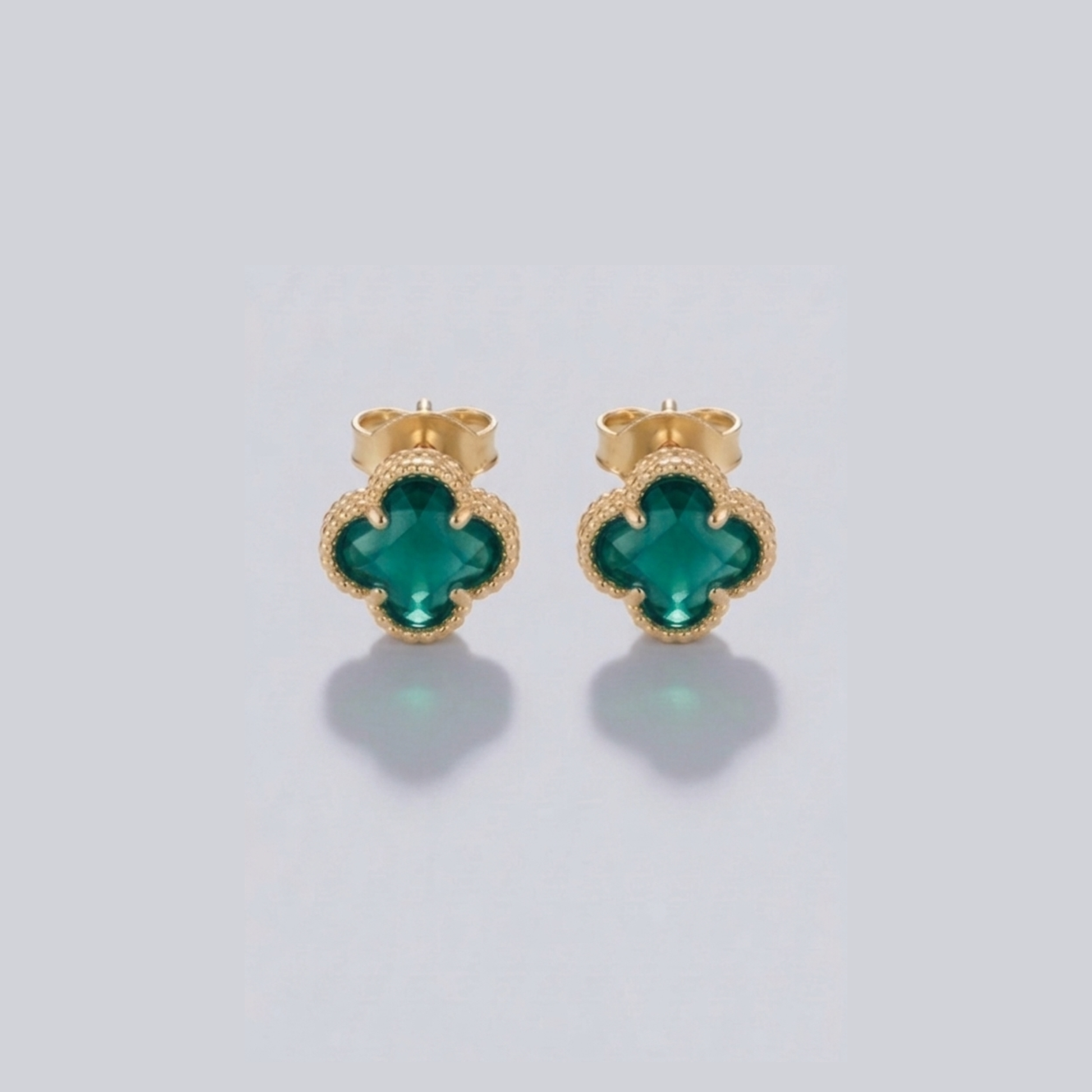 Four Leaf  Flowers Earring - Nelissima Jewelry