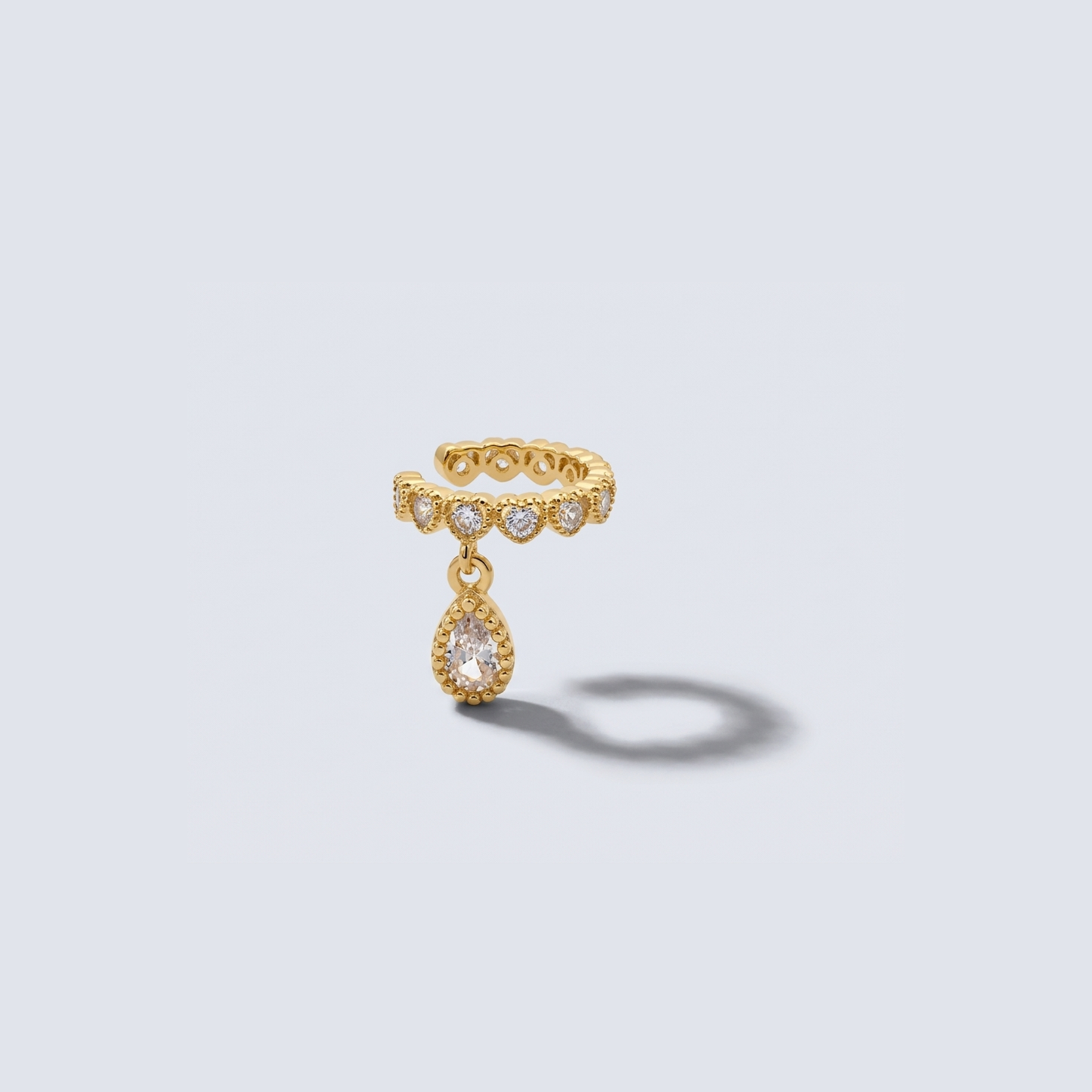 Cute Ear Cuff Gold Plated Earring - Nelissima Jewelry
