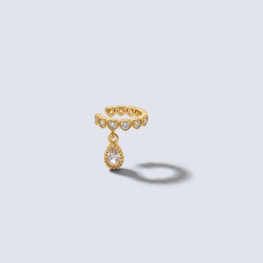 Cute Ear Cuff Gold Plated Earring - Nelissima Jewelry