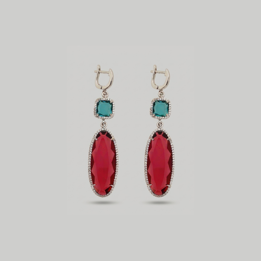 Red Cherry Earrings - Nelissima Jewelry