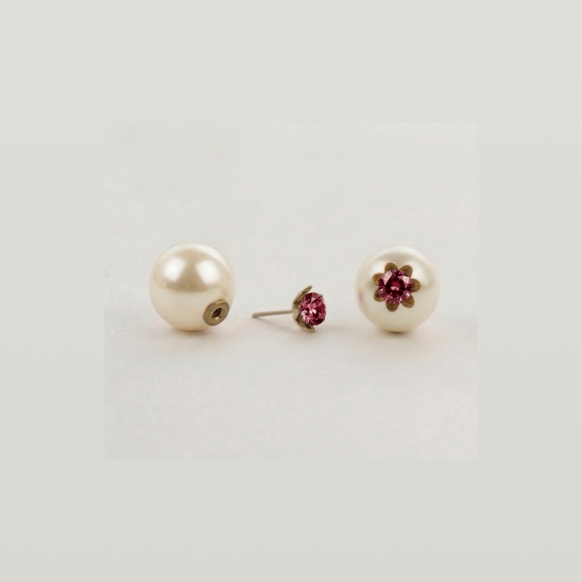 Pearl Flower Earrings - Nelissima Jewelry
