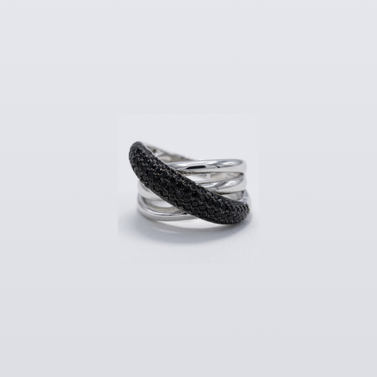 Cross Shiny Ring - Nelissima Jewelry