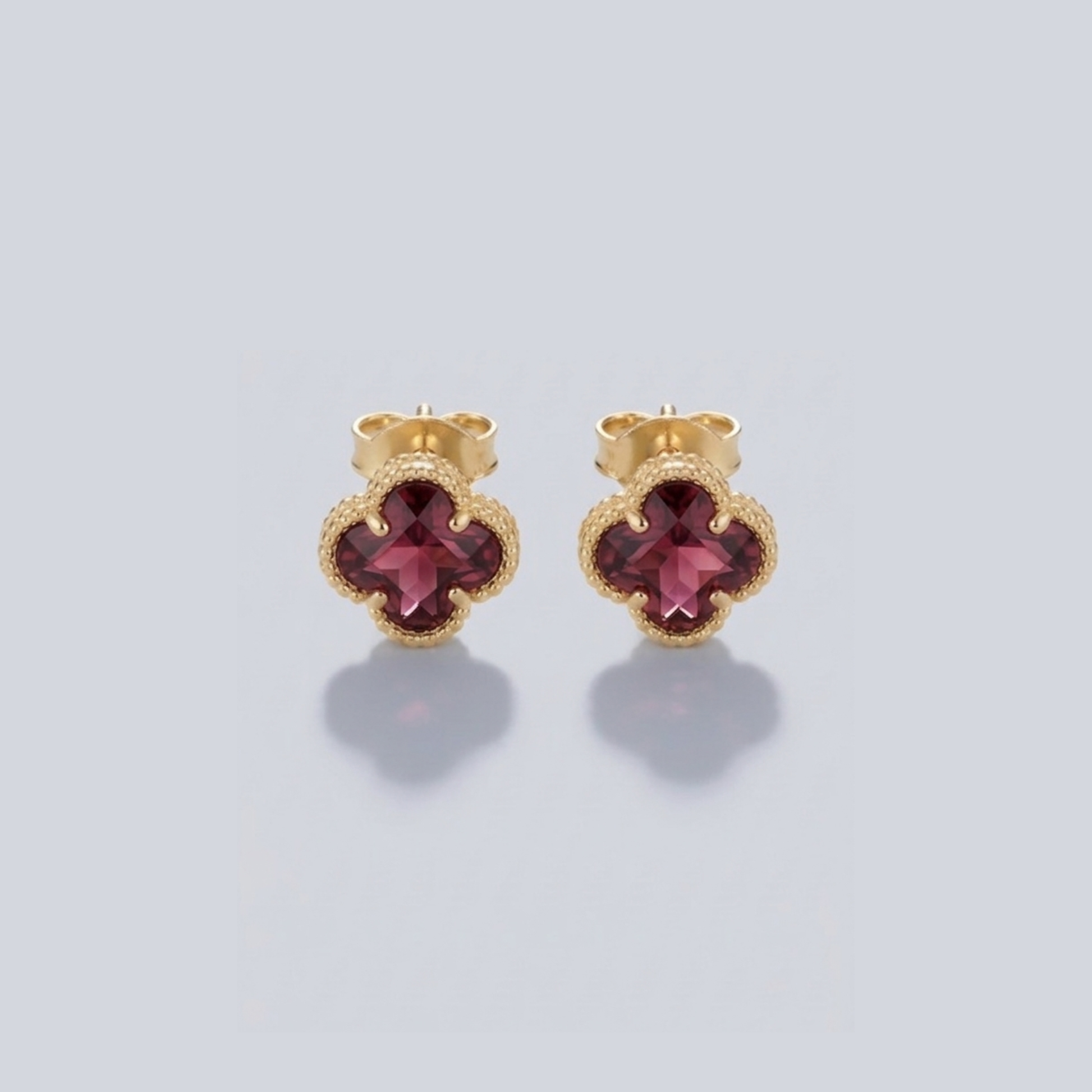 Four Leaf  Flowers Earring - Nelissima Jewelry