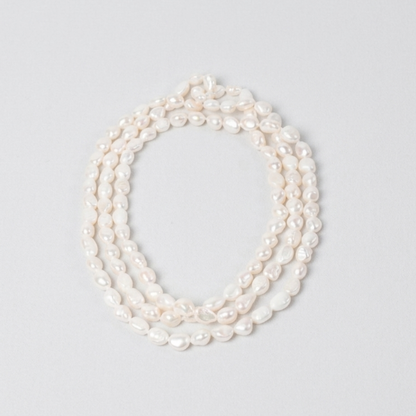 Freshwater Cultured Pearl Necklace Long - Nelissima Jewelry