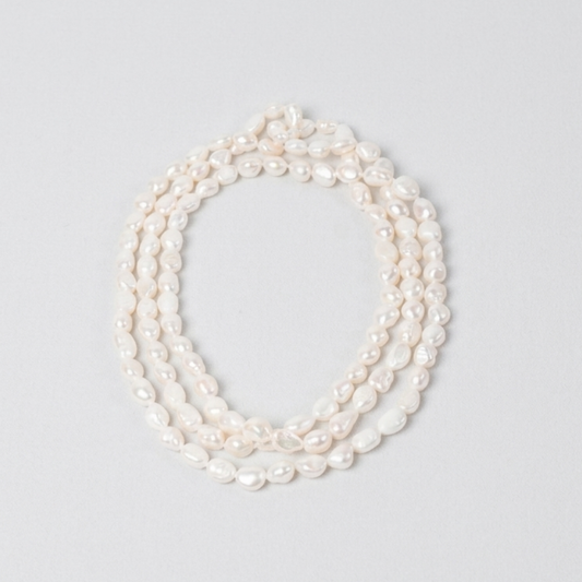 Freshwater Cultured Pearl Necklace Long - Nelissima Jewelry