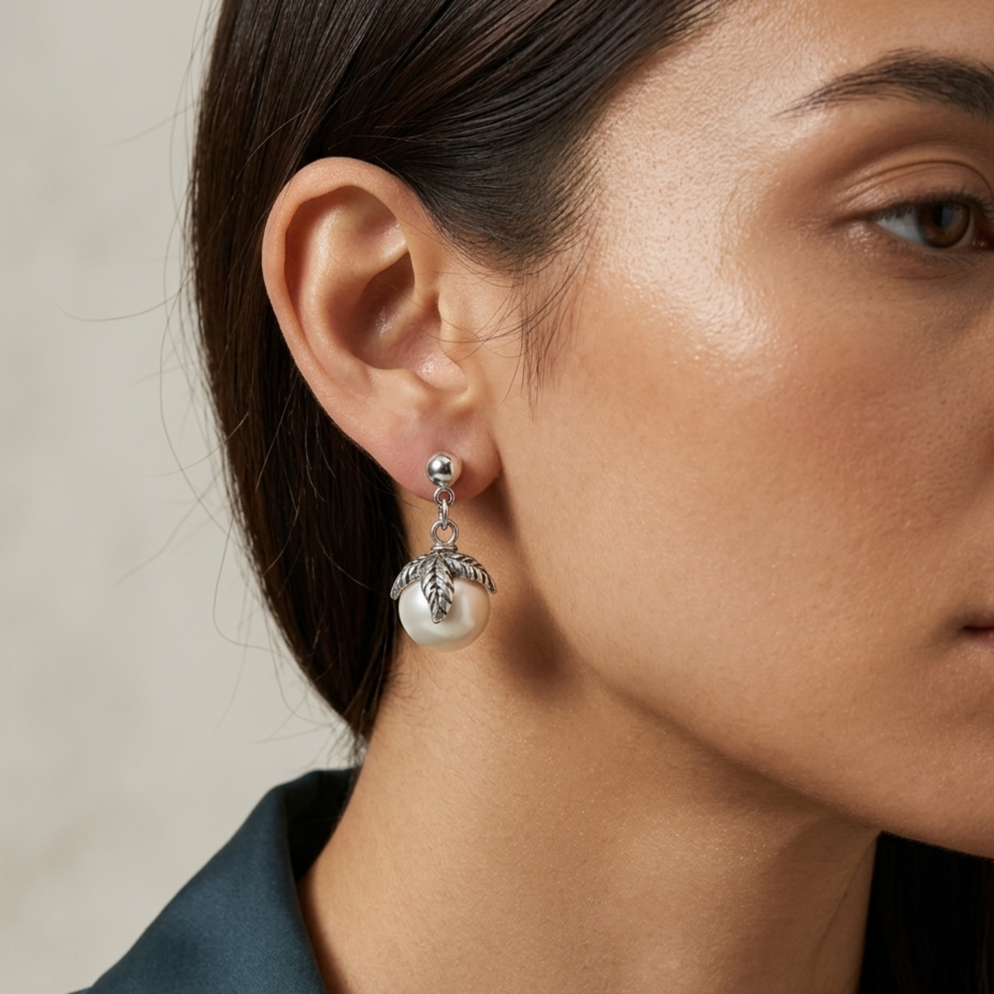 Handmade Pearl  Earrings - Nelissima Jewelry