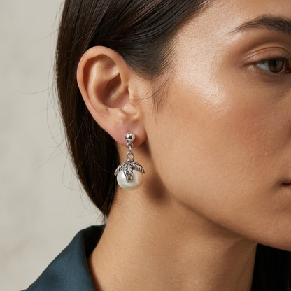 Handmade Pearl  Earrings - Nelissima Jewelry