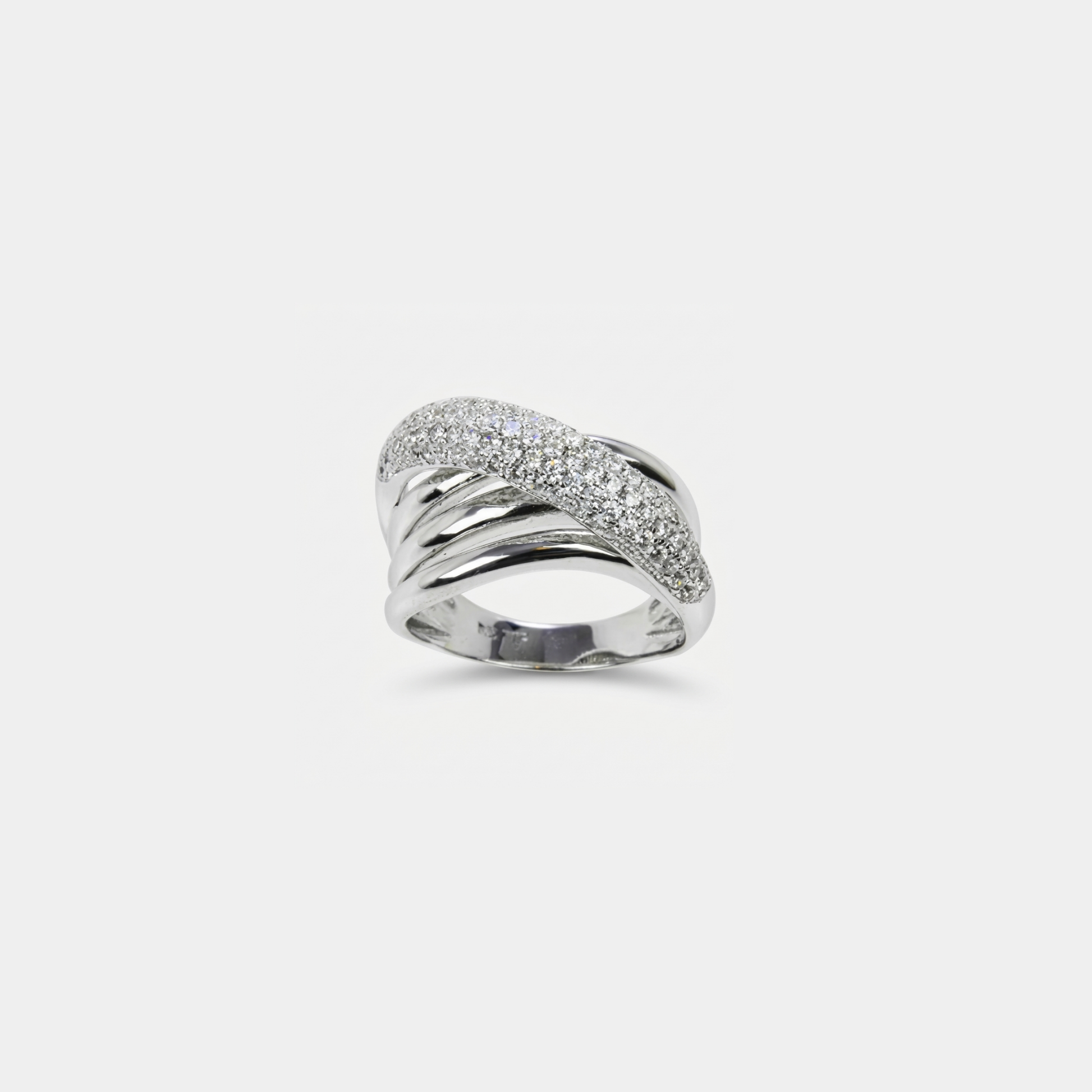 Cross Shiny Ring - Nelissima Jewelry