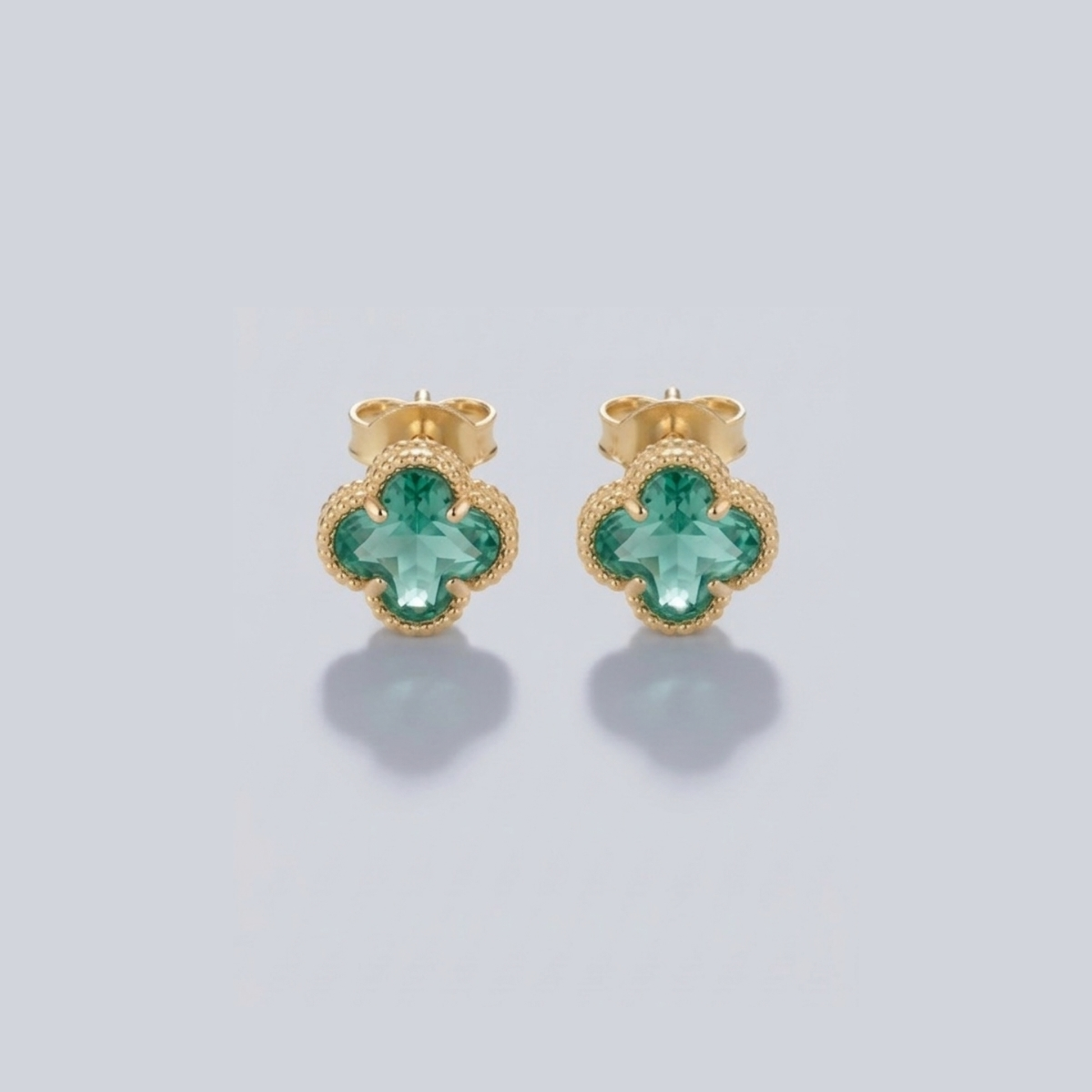 Four Leaf  Flowers Earring - Nelissima Jewelry