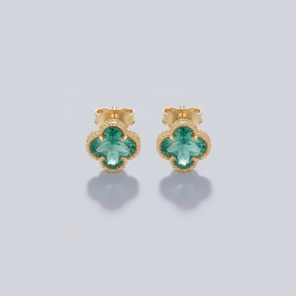 Four Leaf  Flowers Earring - Nelissima Jewelry