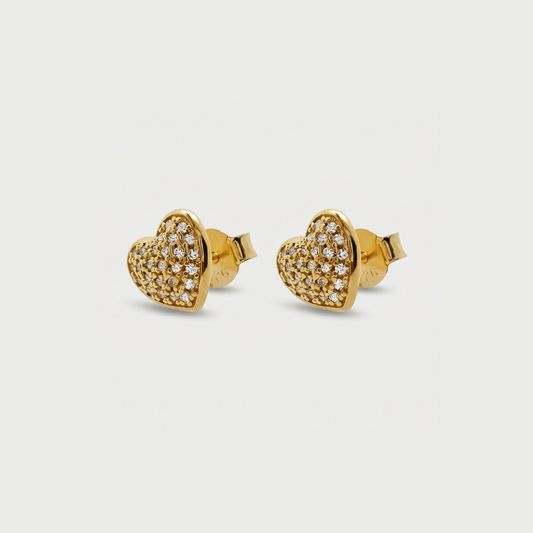 Heart Shaped Earrings - Nelissima Jewelry