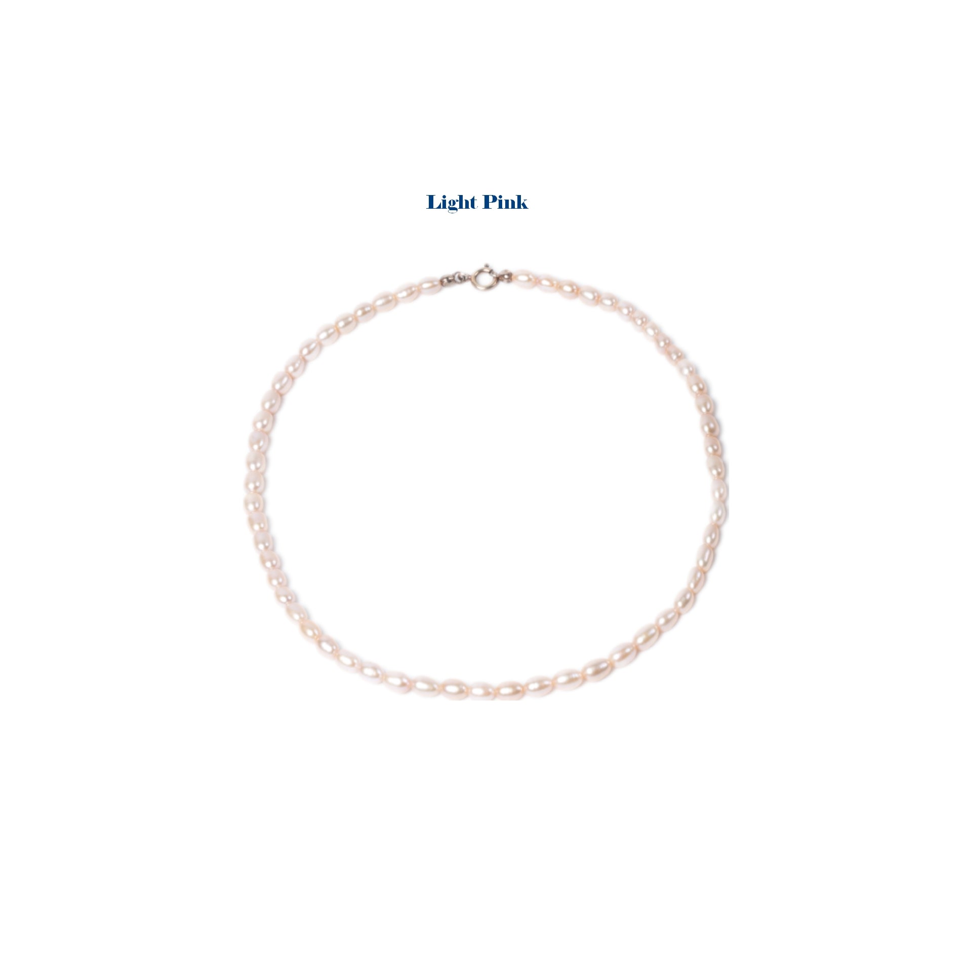 Fine Necklace Fresh Water Pearl Light Pink - Nelissima Jewelry