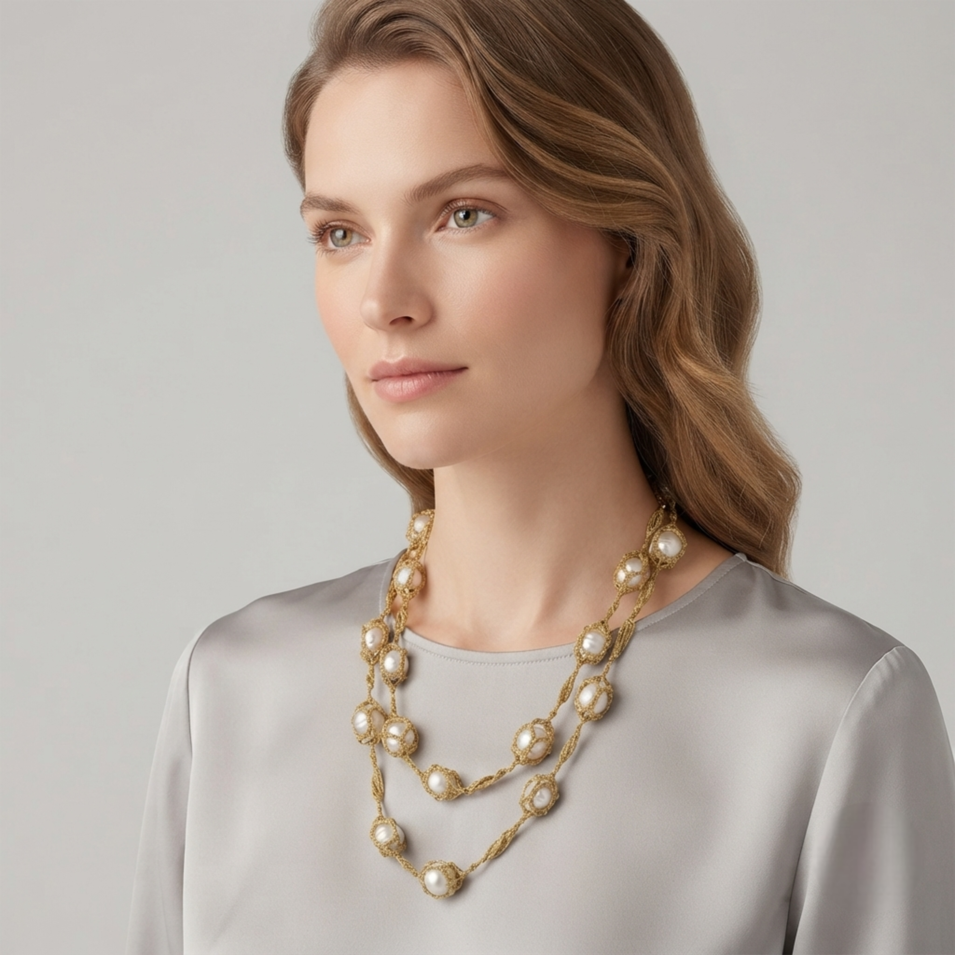 Handwoven Freshwater Pearl Necklace - Nelissima Jewelry