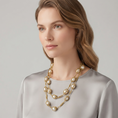 Handwoven Freshwater Pearl Necklace - Nelissima Jewelry